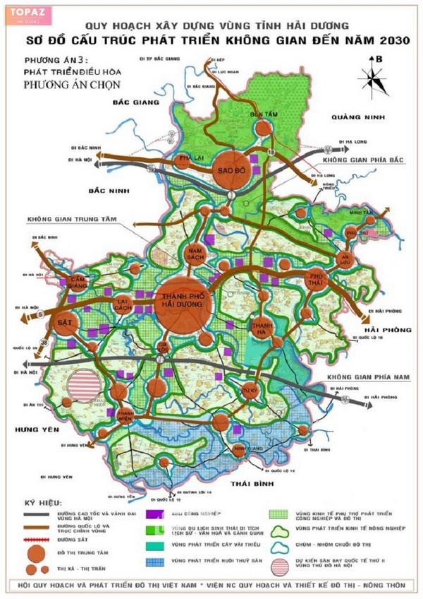 Bản đồ quy hoạch đô thị thành phố Hải Dương
