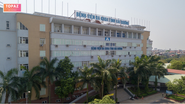 Tòa nhà chính bệnh viện Đa khoa tỉnh Hải Dương 