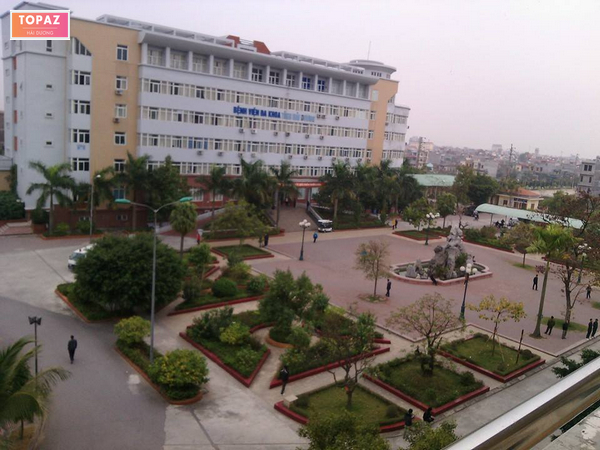 Khuôn viên bệnh viện Đa khoa Hải Dương 