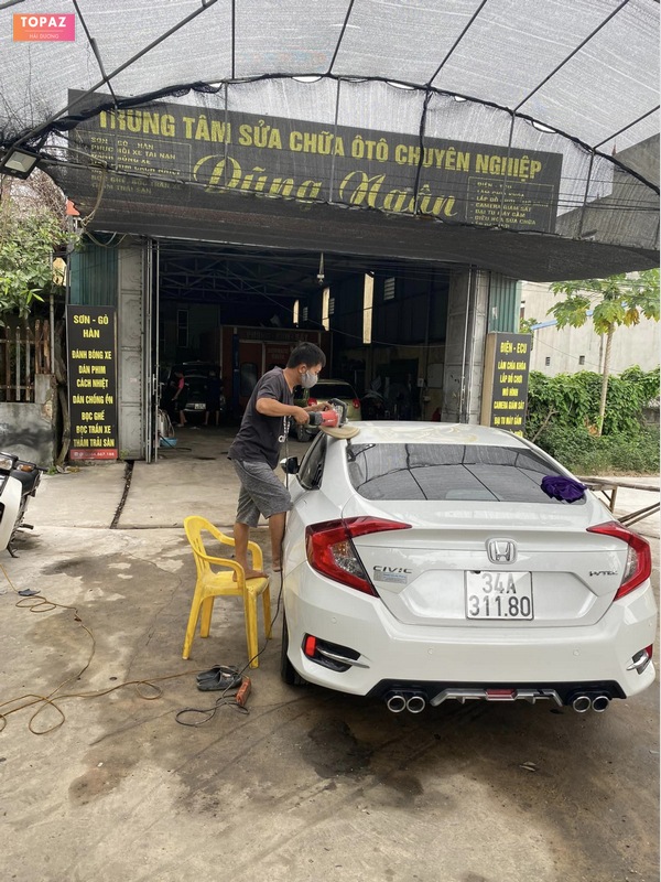 Garage Dũng Ngân - gara ô tô Hải Dương được đánh giá cao 