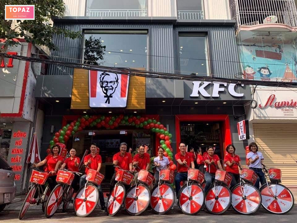 Hình ảnh cửa hàng KFC ngày khai trương 