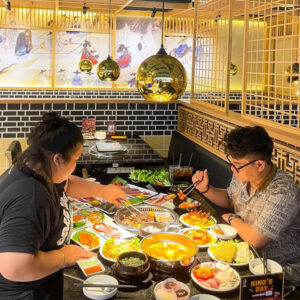 Không gian quán King BBQ Buffet sạch sẽ và sang trọng