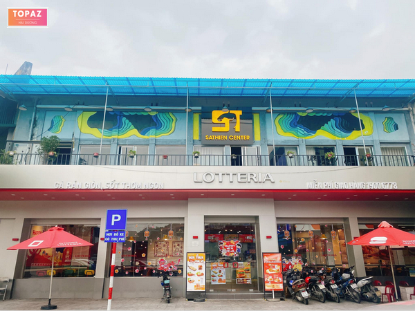 Toàn cảnh cửa hàng Lotteria Hải Dương 