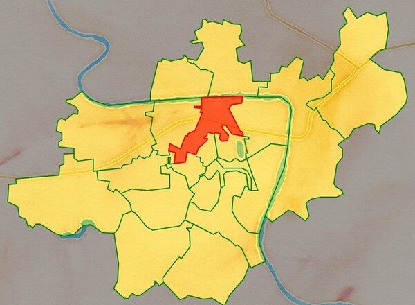 Bản đồ vị trí phường Bình Hàn, thành phố Hải Dương