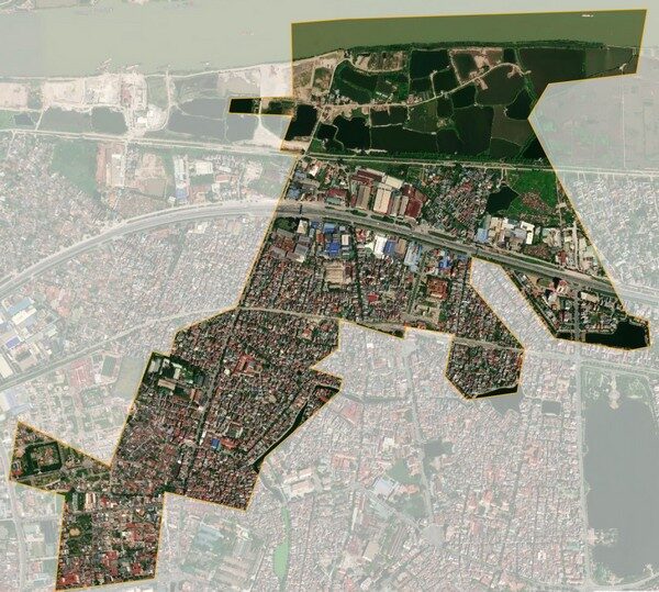 Bản đồ vệ tinh phường Bình Hàn, thành phố Hải Dương.