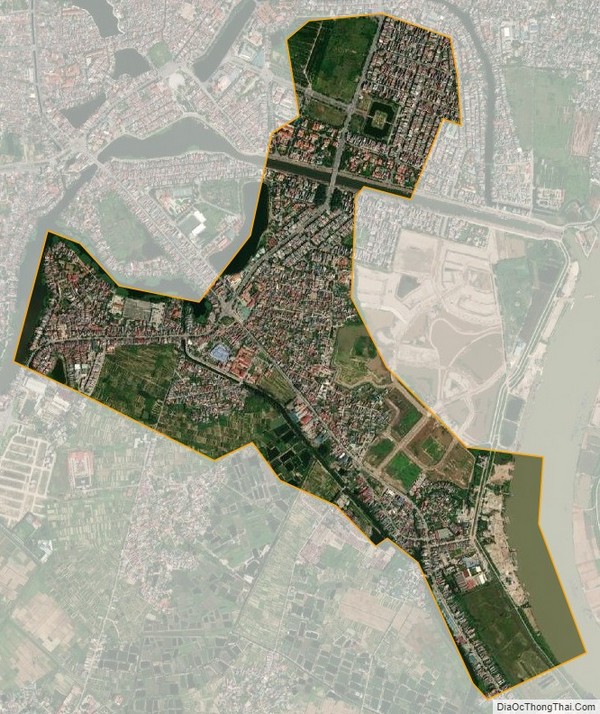 Bản đồ vệ tinh phường Hải Tân, thành phố Hải Dương