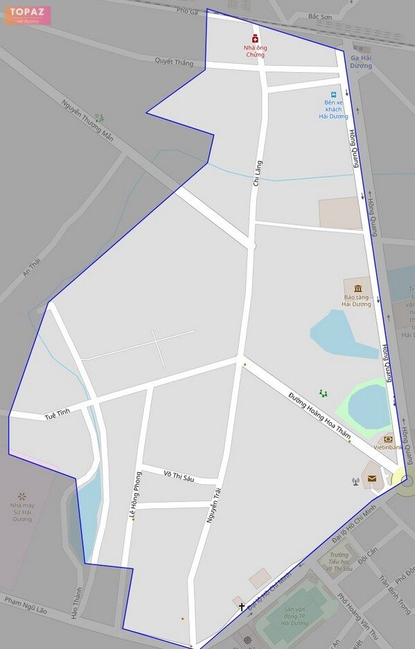Bản đồ giao thông phường Nguyễn Trãi Hải Dương