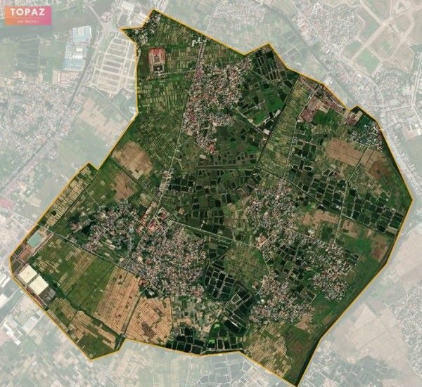 Bản đồ vệ tinh phường Tân Hưng Tp Hải Dương