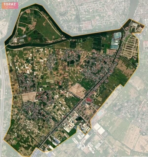 Bản đồ vệ tinh phường Thạch Khôi, thành phố Hải Dương