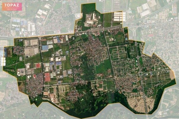 Bản đồ vệ tinh phường Tứ Minh, thành phố Hải Dương