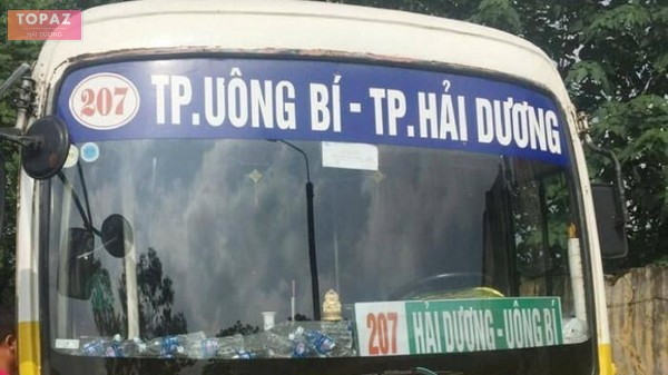 Lộ trình di chuyển của xe buýt 207 Hải Dương Uông Bí