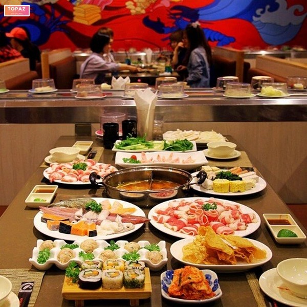 Kichi Kichi mang hương vị của ẩm thực Nhật Bản đa dạng và hấp dẫn đến với mọi khách hàng khi đến đây.