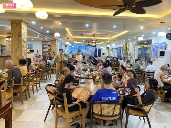Hình ảnh thực tế tại nhà hàng chay Thiên Trúc Hải Dương