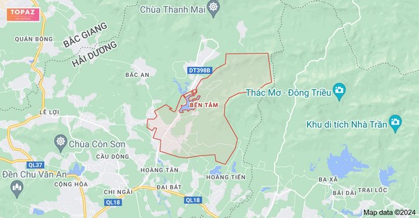 Bản đồ của Bến Tắm Chí Linh Hải Dương