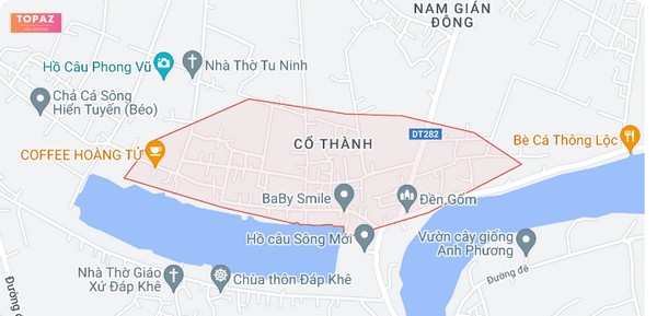 Bản đồ phường Cổ Thành Chí Linh Hải Dương