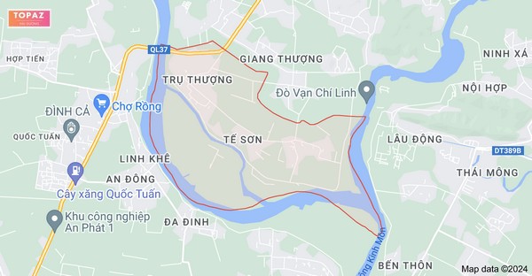 Bản đồ phường Đồng Lạc Chí Linh Hải Dương