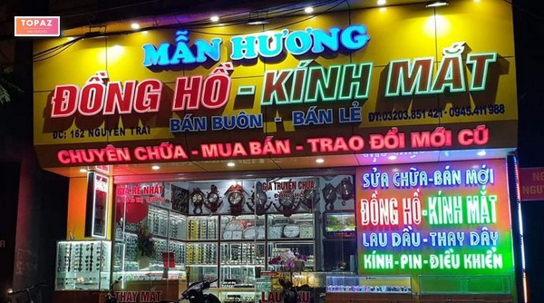 Kính mắt Hải Dương Đồng hồ - Đồng hồ kính mắt Mẫn Hương