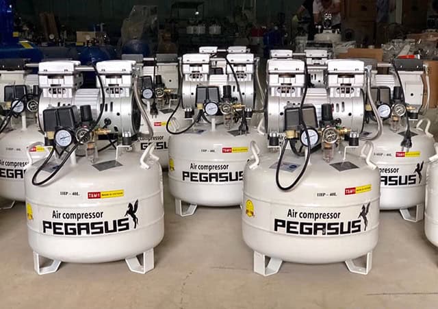 Địa chỉ bán máy bơm hơi không dầu giảm âm