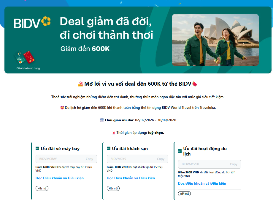 Tận dụng các chương trình khuyến mãi