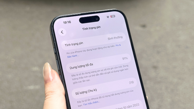 Cách kiểm tra pin iPhone cũ chuẩn xác